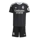 Günstige Fußballtrikots Real Madrid Torwart Kinder 2025-26 Schwarze Kurzarm
